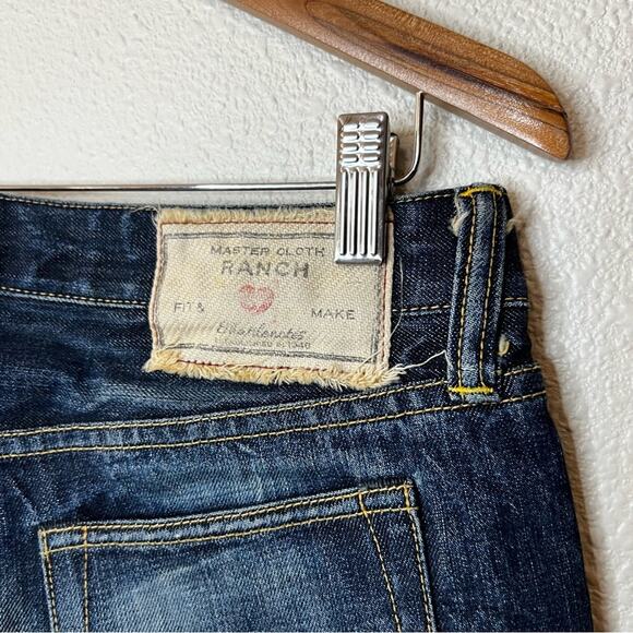 Shuttle Notes Master Cloth Ranch Relaxed Fit Rigid Denim Jeans 32 x 28.5 - Picture 4 of 7